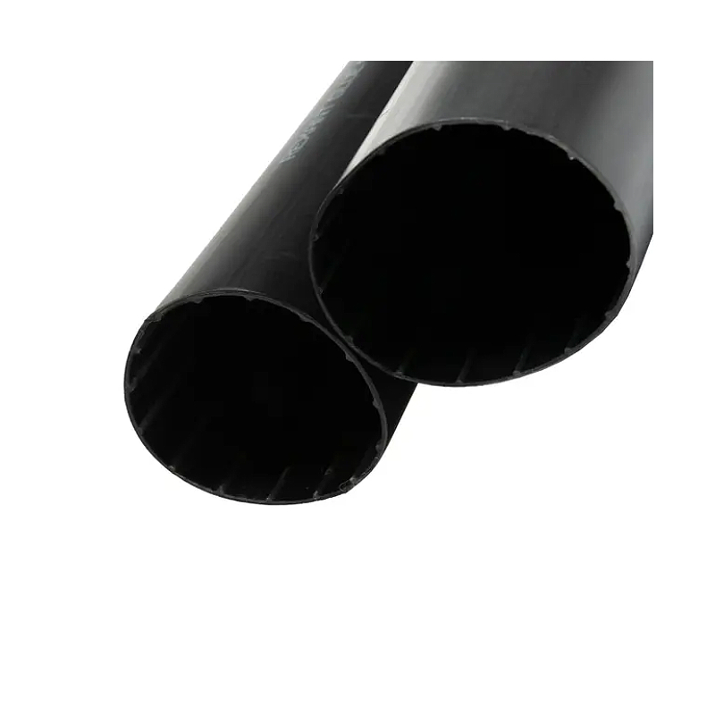 Трубка ТУТ СТТК (6:1) клеевая 51,0/8,5мм, черная (1м/2 шт) REXANT 23-0051