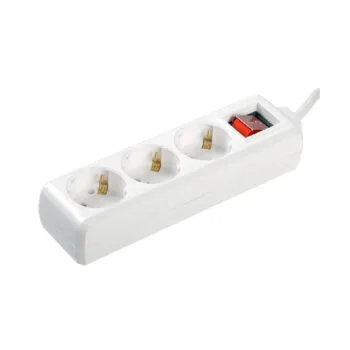 Удлинитель У03К-выкл. 3 места 2P+PE/1,5 метра 3х1мм2 16А/250 IEK E-PRO