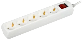 Удлинитель У05В 5 мест 2P+PE/5м 3х1мм2 10А/250В Generica E-PRO