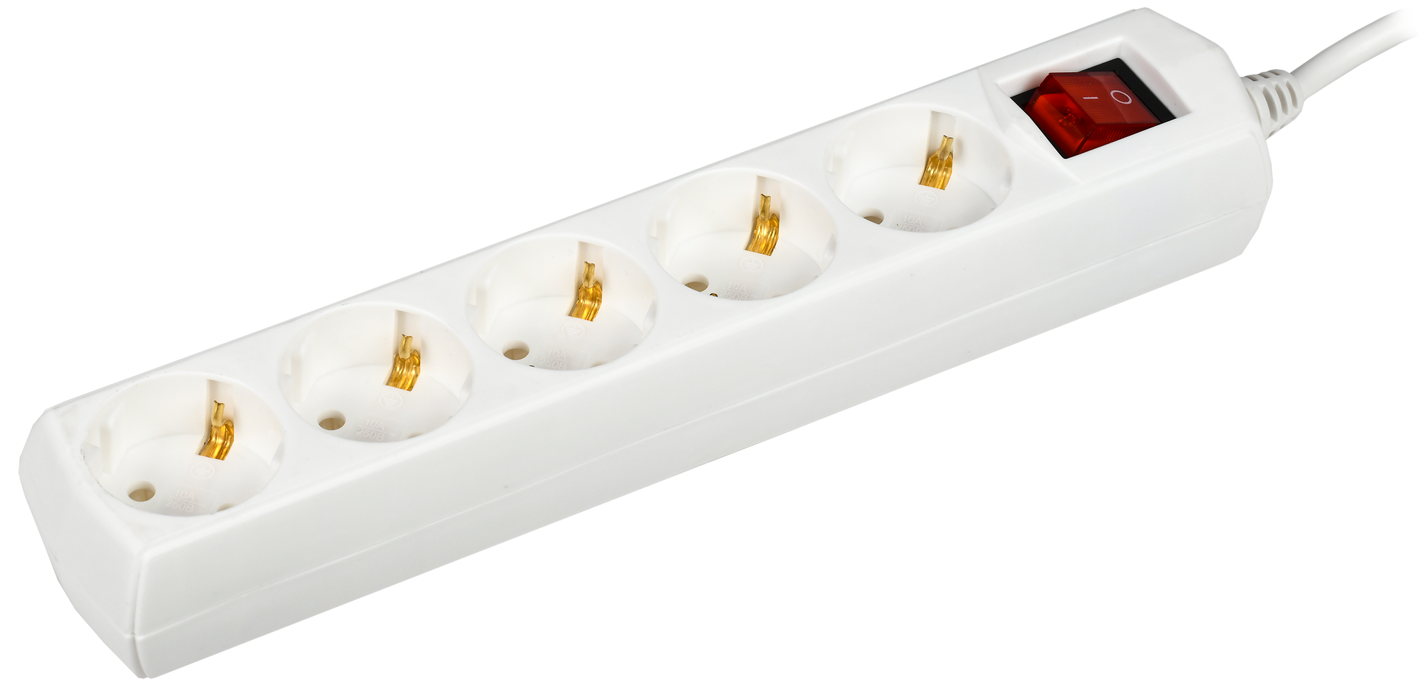 Удлинитель У05В 5 мест 2P+PE/7м 3х1мм2 10А/250В Generica E-PRO