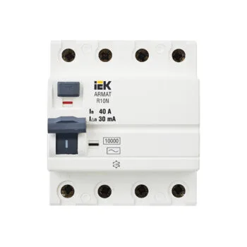 УЗО АВДТ 4(ф) 40А 30мА ARMAT IEK (3)