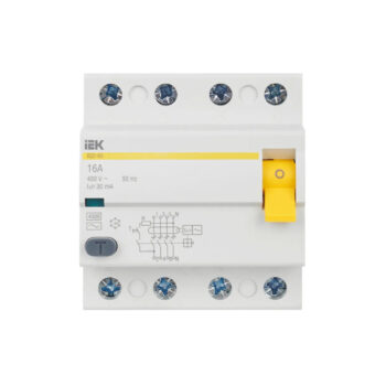 УЗО ВД1-63 (4ф) 16А 30мА IEK  (1/24)