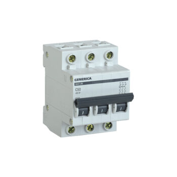 ВА47-29 (3ф)  50А GENERICA (4/48) !!!