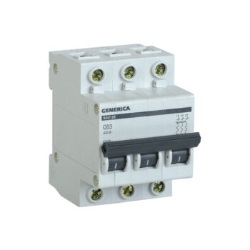 ВА47-29 (3ф)  63А GENERICA (4/48) !!!