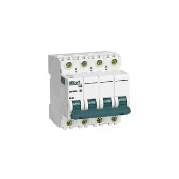 ВА 101 4P 20А 4,5кА С (3) DEKraft