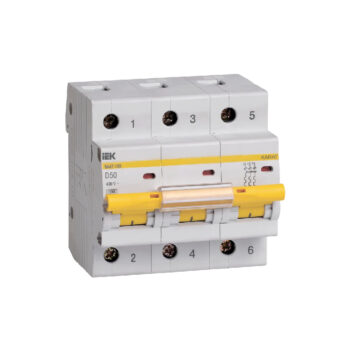 BA 47-100 (3ф) 50А х-ка D IEK (4/40) E-PRO