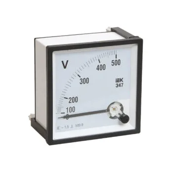 Вольтметр Э47 500В кл. точн. 1,5 72х72 IEK (1/100)