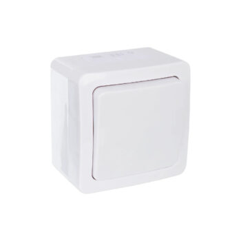 ВСп20-1-0-ГПБ выкл 1кл  проход. о/у  IP54 (цвет клавиш: белый) ГЕРМЕС PLUS IEK  E-PRO