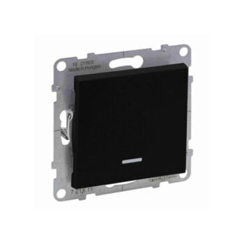 Выкл. 1-кл. с инд. 10А б/рамки, авт.клеммы, SUNO антрацит 721411 Legrand (5)