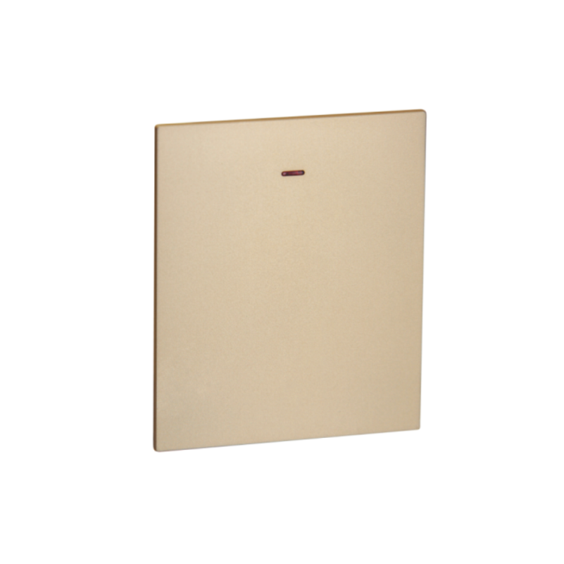 Выкл. 1 кл с инд 10А с/у б/рамки QUATTRO EPIC GOLD UNIT (10)