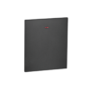 Выкл. 1 кл с инд 10А с/у б/рамки QUATTRO ULTIMA BLACK UNIT (10)