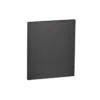 Выкл. 1 кл с инд 10А с/у б/рамки QUATTRO ULTIMA BLACK UNIT (10)