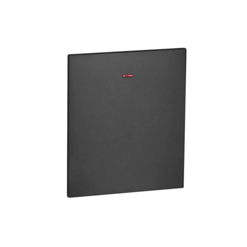 Выкл. 1 кл с инд 10А с/у б/рамки QUATTRO ULTIMA BLACK UNIT (10)