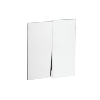 Выкл. 2 кл 10А с/у б/рамки QUATTRO ARCTIC WHITE UNIT (10) NEW