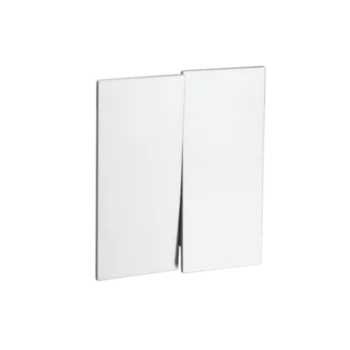 Выкл. 2 кл 10А с/у б/рамки QUATTRO ARCTIC WHITE UNIT (10) NEW