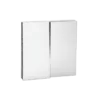 Выкл. 2 кл 10А с/у QUATTRO ARCTIC WHITE UNIT (10)