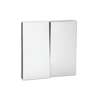 Выкл. 2 кл 10А с/у QUATTRO ARCTIC WHITE UNIT (10)