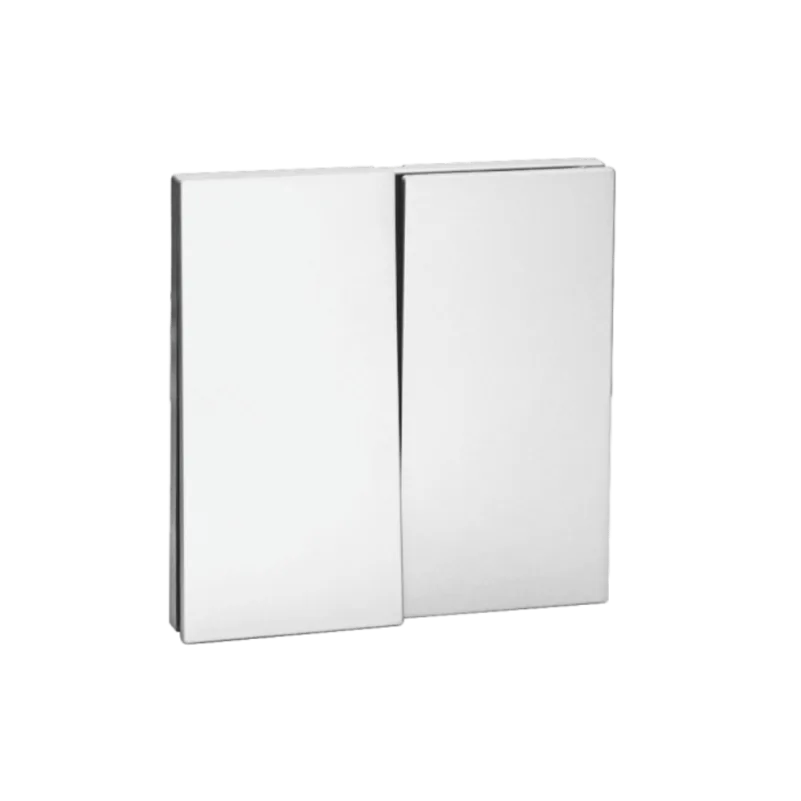 Выкл. 2 кл 10А с/у QUATTRO ARCTIC WHITE UNIT (10)