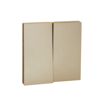 Выкл. 2 кл 10А с/у QUATTRO EPIC GOLD UNIT (10)