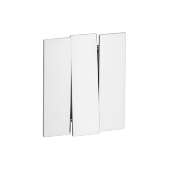 Выкл. 3 кл 10А с/у б/рамки QUATTRO ARCTIC WHITE UNIT (10)