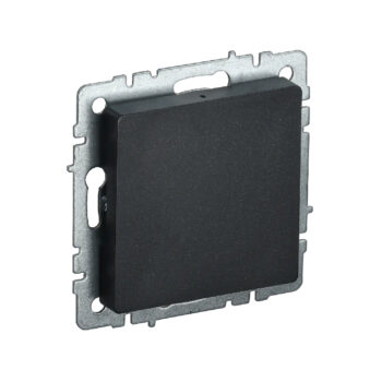 Заглушка c суппортом "BRITE" черный (1/200)