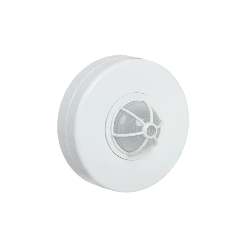 Датчик движения ДД 024В белый, макс. нагрузка 1100Вт, угол обзора 180-360гр, дальность 6м, IP33, IEK