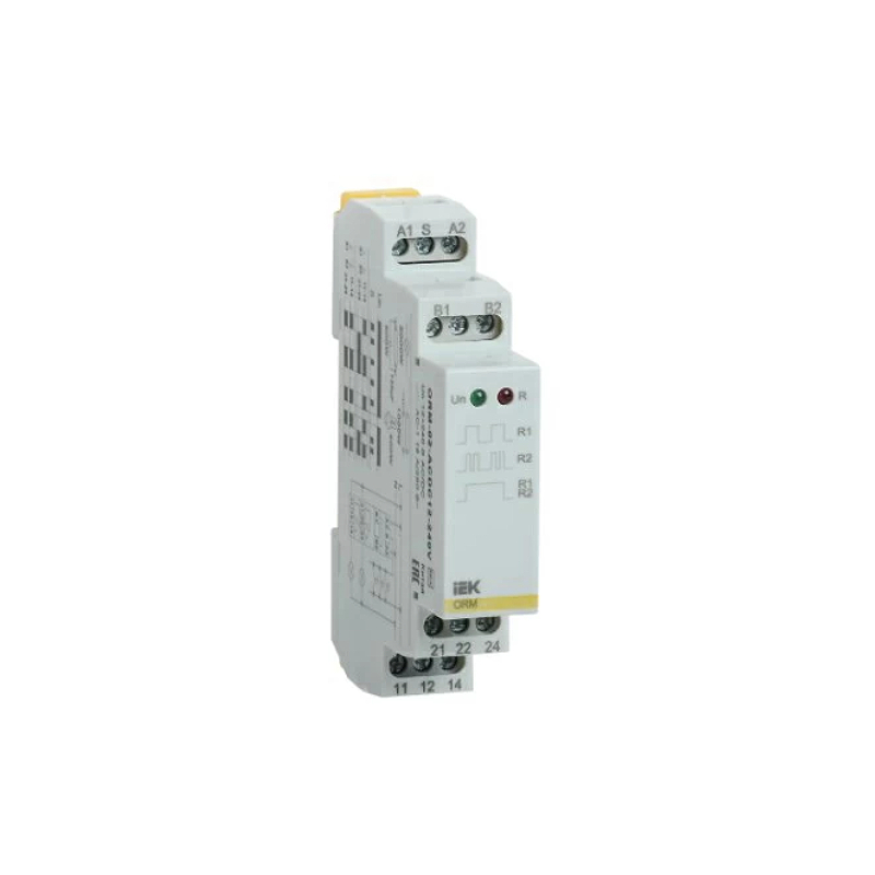 Импульсное реле ORM. 2 конт. 12-240 В AC/DC  IEK ORM-02-ACDC12-240V NEW