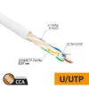 Каб. CCA, U/UTP, CAT 6, PVC, 4x2x0,57мм, внутр. серый, омеднен.305м PROconnect 01-0047-3