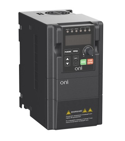 Преобраз. частоты A150 380В 3Ф  0,75кВт 3А встр. торм ONI A150-33-075HT (12) NEW