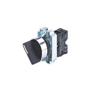 Переключатель NP2-BD21, 2 положения с фиксацией, 1НО IP40 574847 CHINT (10/120)