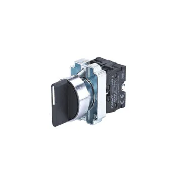 Переключатель NP2-BD25, 2 положения с фиксацией, 1НЗ +1НО IP40 573981 CHINT (10/120)