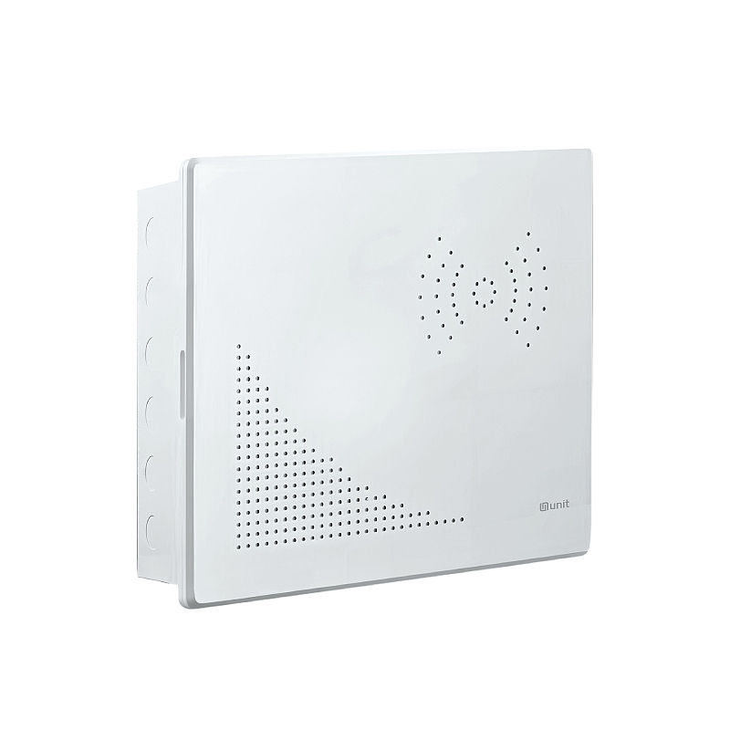 TELECOM ЩРВ  Мультимедиа встр. металл+пластик белый IP20 (300x350x100) UNIT (10)