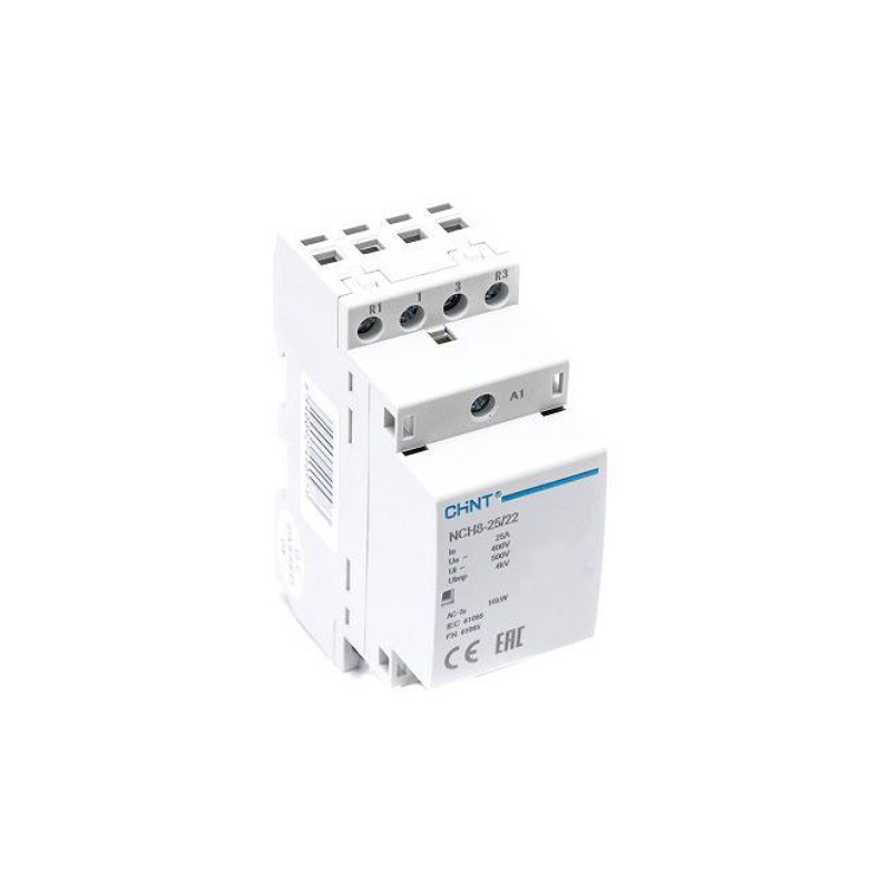Контактор модульный NCH8-25/22 25A 2НЗ+2НО AC230В 50Гц  256091 CHINT (6/72)