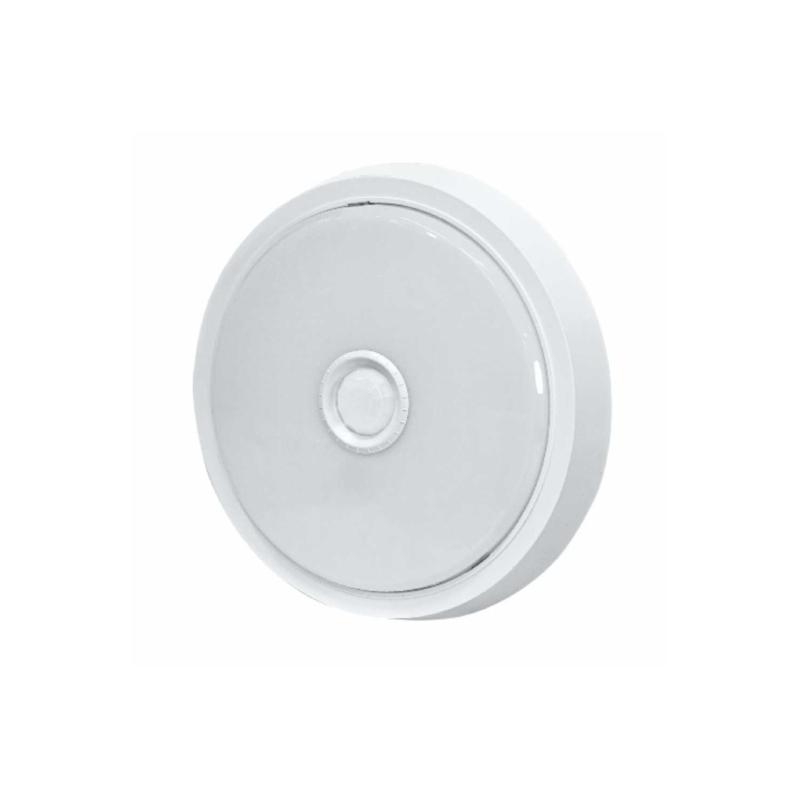 LED  ДПО REFLEX 15W (ИК датчик движения) 1500Lm d250x50 IP20 4000K MEGALIGHT (20)