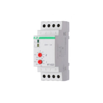 Регулятор температуры RT-820, 24-264В, АС/DC, 1NO/NC, 16А F&F