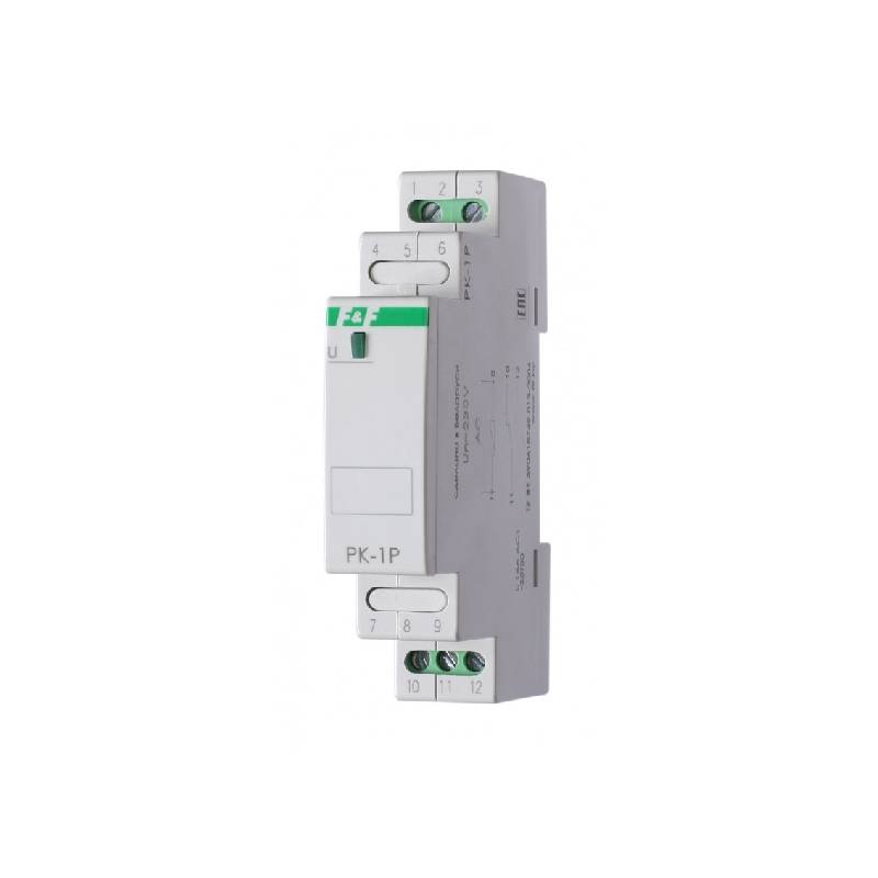 Реле электромагнитное PK-1P-230, 230В, AC, 1NO/NC, 16А F&F