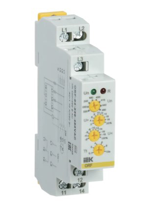 Реле фаз ORF-04 3ф. 220-460В AC IEK ORF-04-220-460VAC NEW