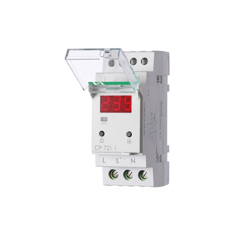 Реле контроля напряжения CP-721-1, 100-450В, 1NO, 63А F&F