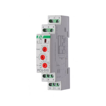 Реле времени программируемое PCU-510, 230В, 50Гц, 24В АС/DC, 2NO/NC, 8А F&F
