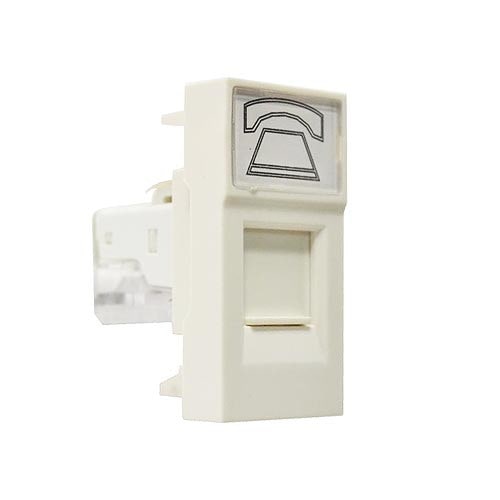 Розетка телеф RJ-11 кат.3, 1 модуль РКФ-10-00-П ПРАЙМЕР (100)