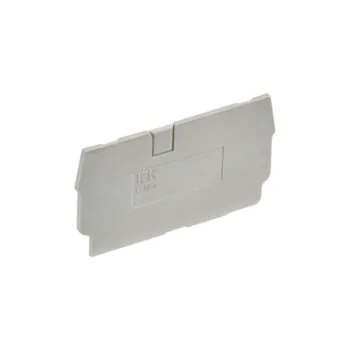 Заглушка для CP 4мм2 серая IEK
