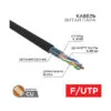 Каб.в.п. F/UTP, CAT 5e,медн. PE, 4PR, 24AWG, OUTDOOR, SOLID, черный, 305м PROconnect 01-0154