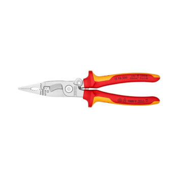 Клещи электромонтажные диэлектрические с фиксатором 6 в 1 200 мм KNIPEX 13 96 200
