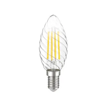 Лампа филаментная LED CT35 свеча вит. 5Вт 230В 4000К E14 серия 360° IEK