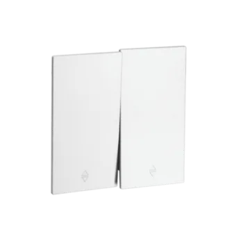 Переключ. 2 кл 10А с/у QUATTRO ARCTIC WHITE UNIT (10)