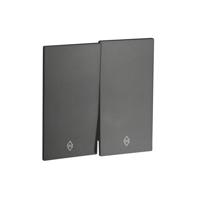 Переключ. 2 кл 10А с/у QUATTRO ULTIMA BLACK UNIT (10)