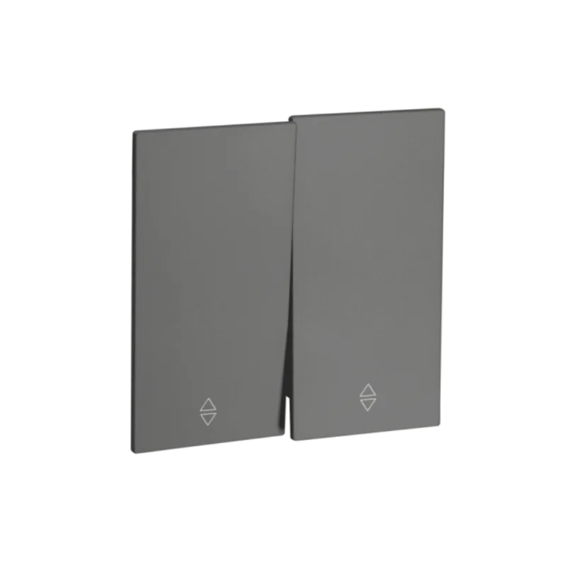 Переключ. 2 кл 10А с/у QUATTRO VELVET GREY UNIT (10)