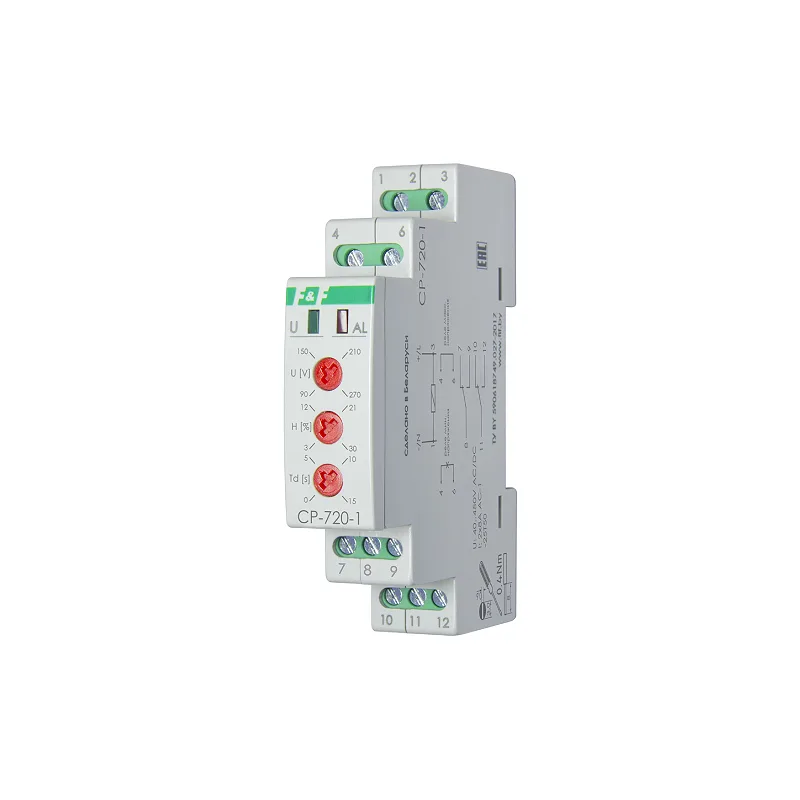 Реле контроля напряжения CP-720-1 F&F E-PRO
