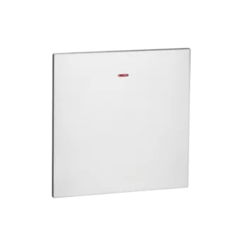 Выкл. 1 кл с инд 10А с/у QUATTRO ARCTIC WHITE UNIT (10)