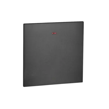 Выкл. 1 кл с инд 10А с/у QUATTRO ULTIMA BLACK UNIT (10)